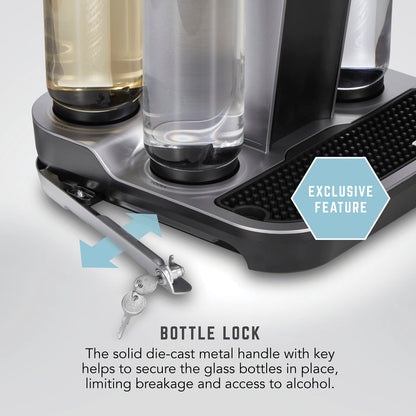 Bartesian Professional Cocktail Machine, 5-Bottle High Capacity Mixer for Parties & Entertaining