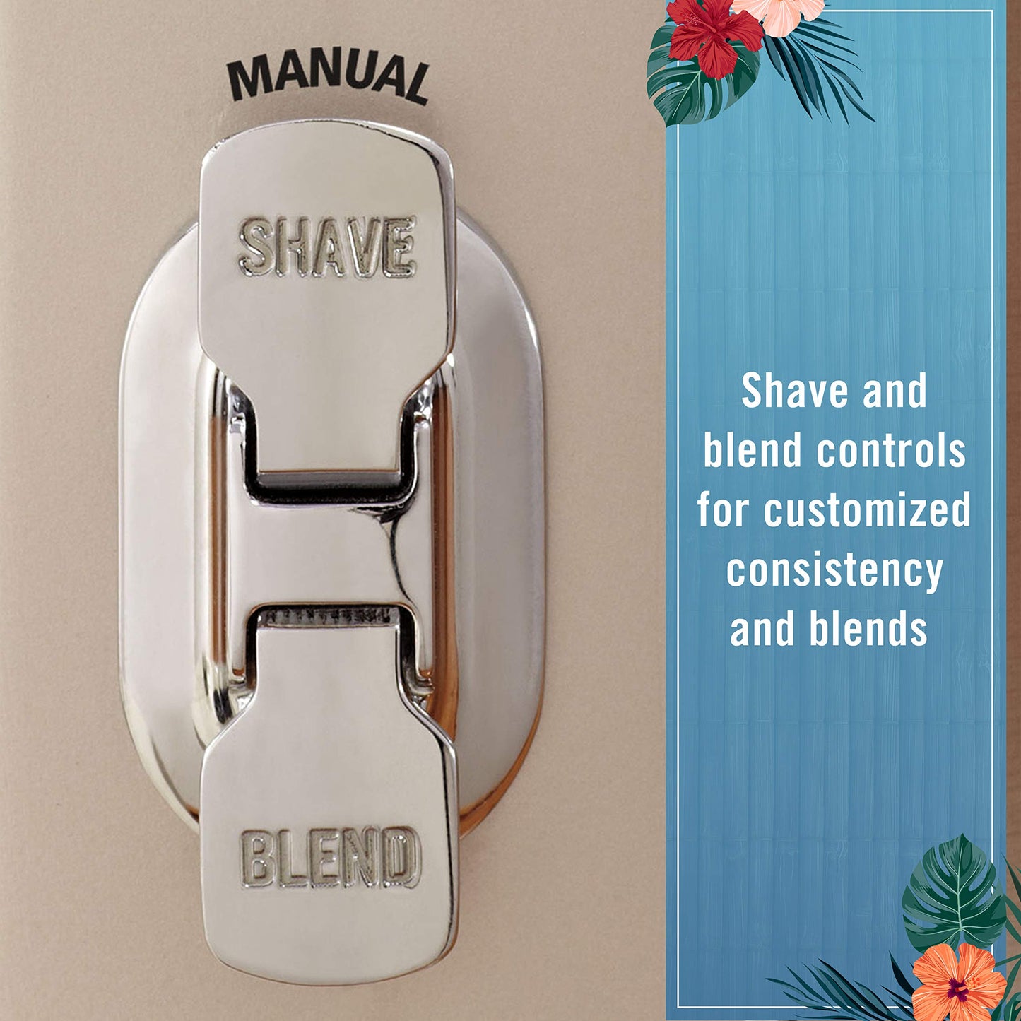 Margaritaville Bali Frozen Concoction Maker, Self-Dispensing Lever, 60 oz. Jar for Smoothies & Cocktails