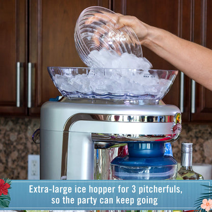 Margaritaville Key West Frozen Concoction Maker, XL Ice Reservoir, 4 Drink Settings for Parties